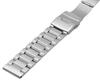 Kai Tian 24mm Stainless Steel Watch Strap, Silver Quick Release 3-Row Design, Unisex