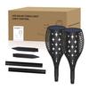 Solar Torch Lights with 96 LED Flame Effect for Outdoor Landscaping