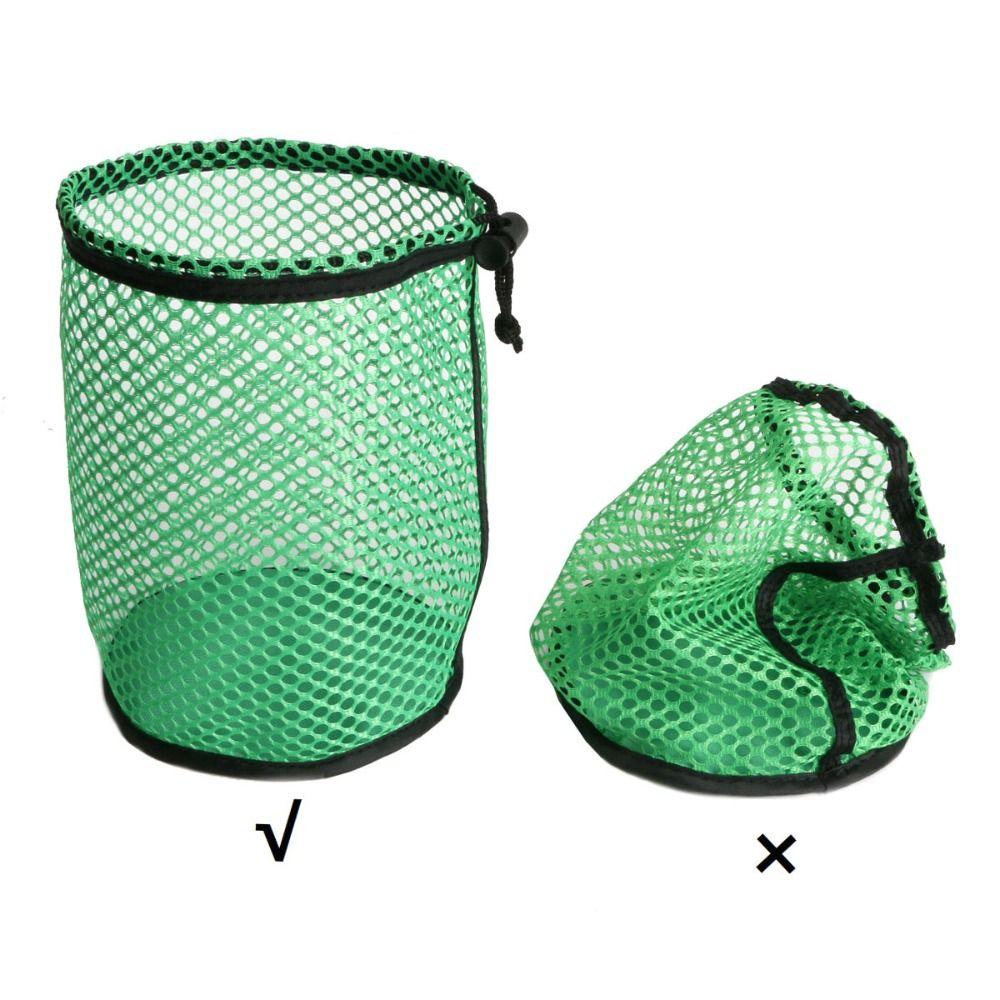 Mesh Golf Mesh Net Bag Nylon Golf Drawstring Pouch Golf Storage Bag Golf Training