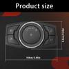 Car Interior Headlight Switches Panel Trim Head Lamp Button Panel Replacements FL3Z-11654-BA