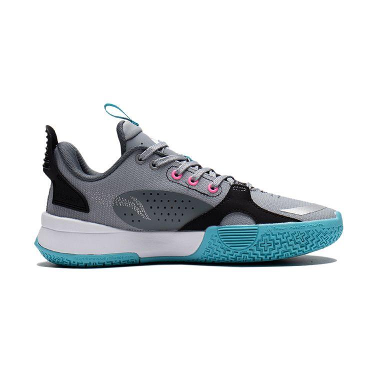Li-Ning Wade All City 10 V2 Kids Team No Sleep Kids Sneakers Grey Rock-Grey Shadow-Grey ABPS009-2
