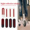 Electric Scooter Front Rear Wheel Cover Protective Shell with Reflective Sticker for M365 Outdoor Scooter Parts Accessories