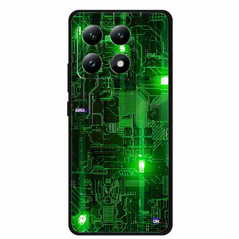 Handyhülle Für Xiaomi 15T Pro 5G Rückseite Hüllen Schwarzes Silikon Weiches Coque Für Xiaomi 15T 5G Hülle 15 T Pro 6,83" Fundas Schale