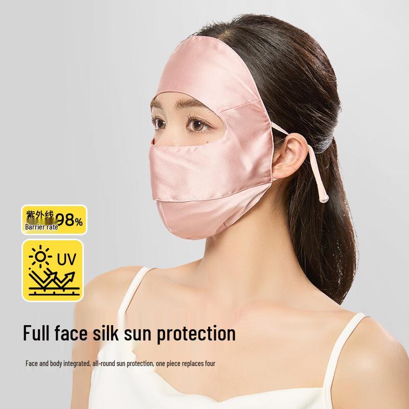 Lightweight Silk Full-Face Sun Protection Mask
