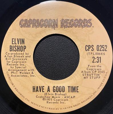 7-Zoll Schallplatte ELVIN BISHOP - Fooled Around And Fell In Love CPS0252 Capricorn Recor 1976 US Rock Gebraucht