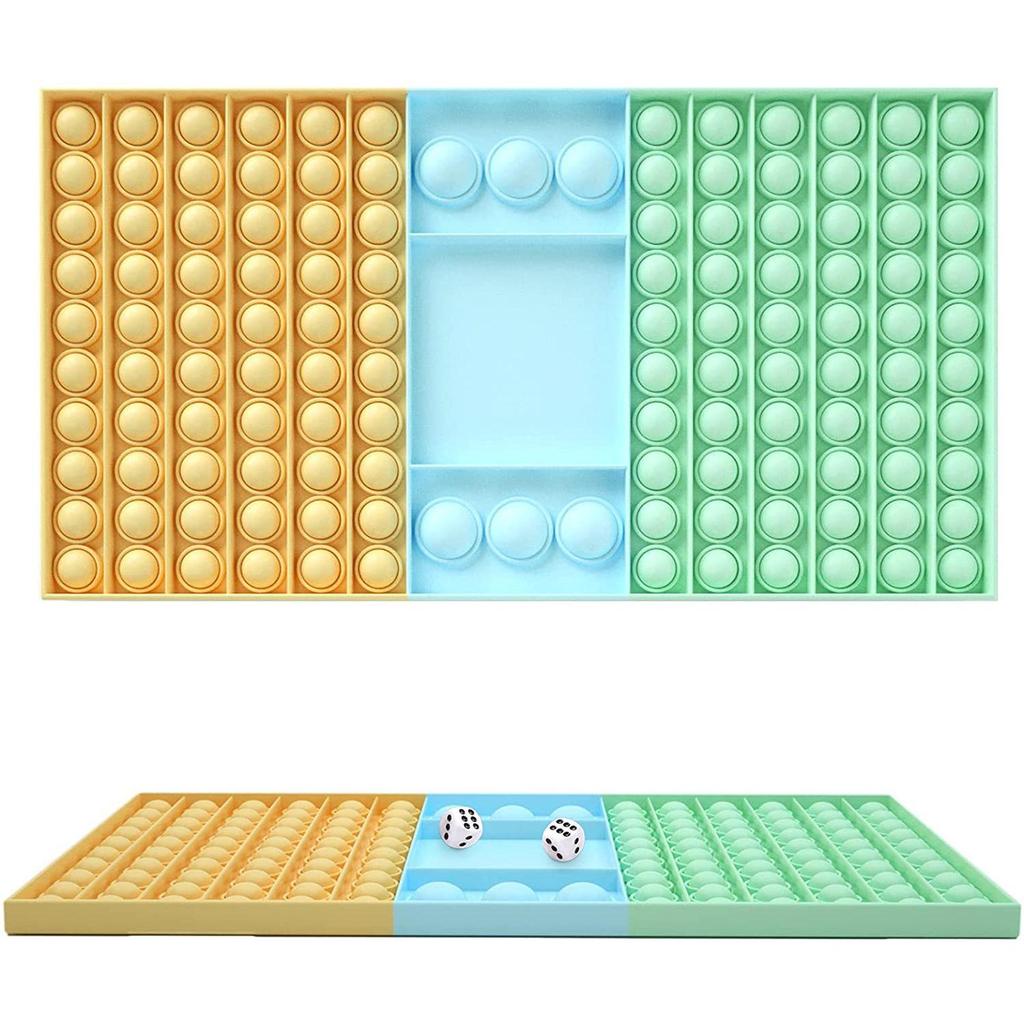 Large Bubble Sensory Fidget Toy Kids Bubbles Chess Board Extrusion Fidget Toys To Stress Relief