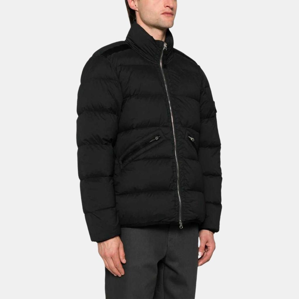 STONE ISLAND High Neck Zip Up Coat 811543028-V0020