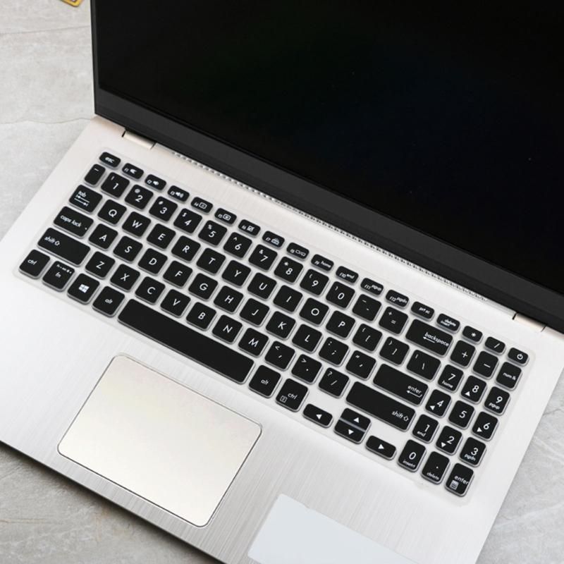 Silicone Keyboards Protectors for FL8700F S530UN Laptop Dust and Spill Resistant Semi Transparents