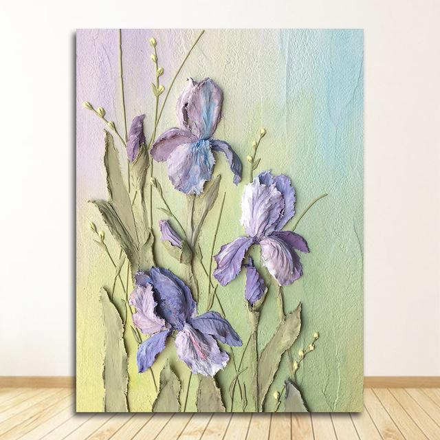 And Prints Wall Pictures for Living Room Decoration Art Scandinavian Home Decor Abstract Canvas Painting Wall Art Flower Posters No Frame