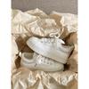 Summer thin breathable thick-soled canvas shoes women's 2 new embroidered versatile white shoes casual shoes