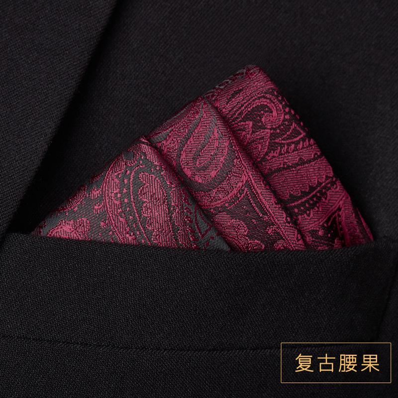 Herren Anzugtaschentuch Quadratisches Tuch Herrenhemd Taschentuch Schal Kleid Anzug Brusttuch Seidentuch Brusttuch Klein Weiß