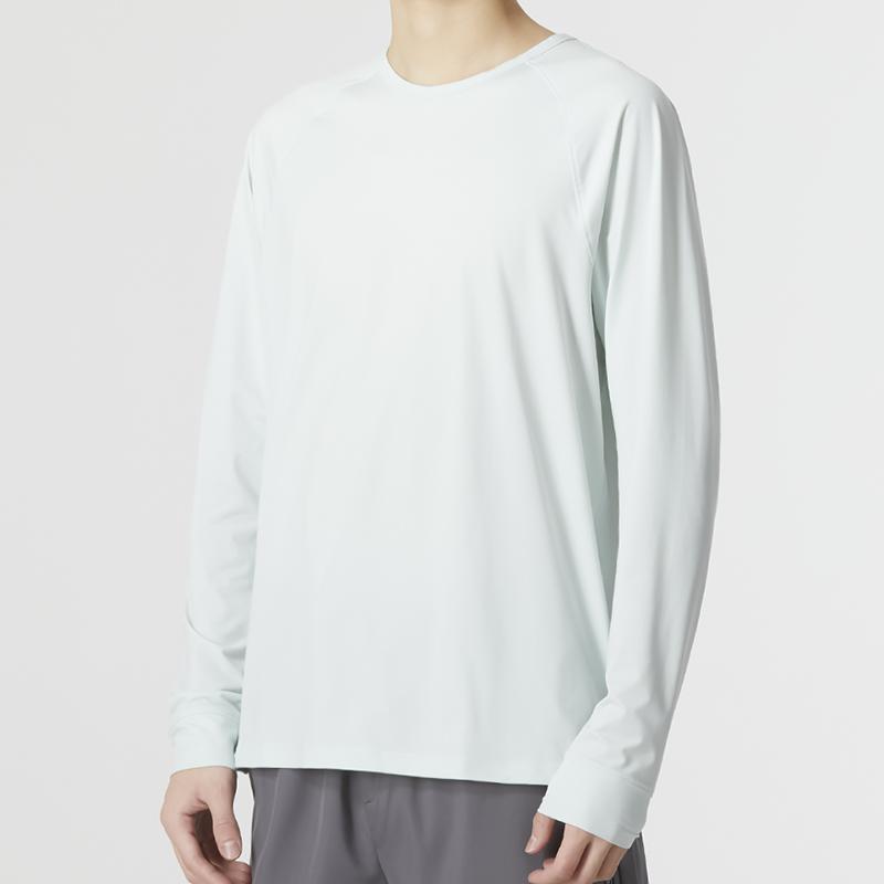 Under Armour Meridian Long Sleeve Solid Color Sports Casual Fashion Knit Crew Neck Raglan Dopamine Long Sleeve T-Shirt Men T-Shirts Green 1374496-592