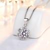 Snowflake Necklace for Women, Fashionable Temperament, Personalized Short Pendant, Collarbone Chain, Neck Chain