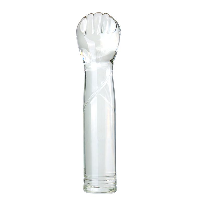 VaHppy Glass Dildo Artificial Penis Large 3.5--5.5cm 1004g Masturbators for Women Large 3.5--5.5cm Sex Toys Fist Shape Anal Plug