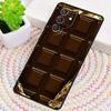 Chocolate Bar Candy Wrapper Phone Case for Samsung Galaxy note 10 pro S26 Ultra S23 S24 FE S25 S21 S22 PLUS shockproof Cove