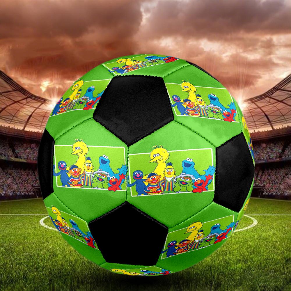 Sesame Street Theme Size 5 Soccer Ball, Suitable for Both Indoor and Outdoor Matches, a Gift Suitable for Everyone.