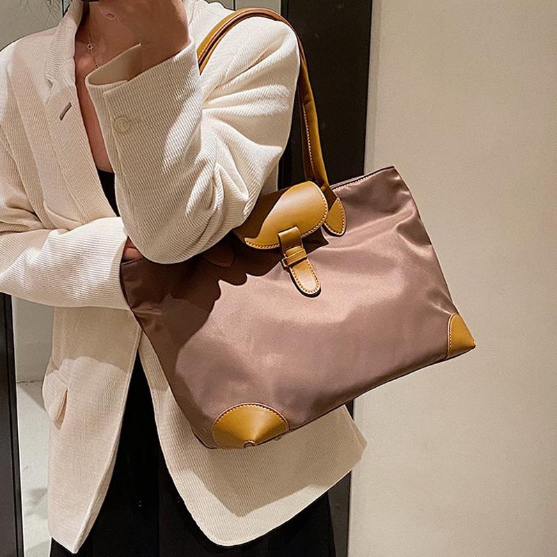 New Women's Nylon Shoulder Bag Large Capacity Ladies Tote Bag Single Shoulder Bag Fashionable And Practical Handbag