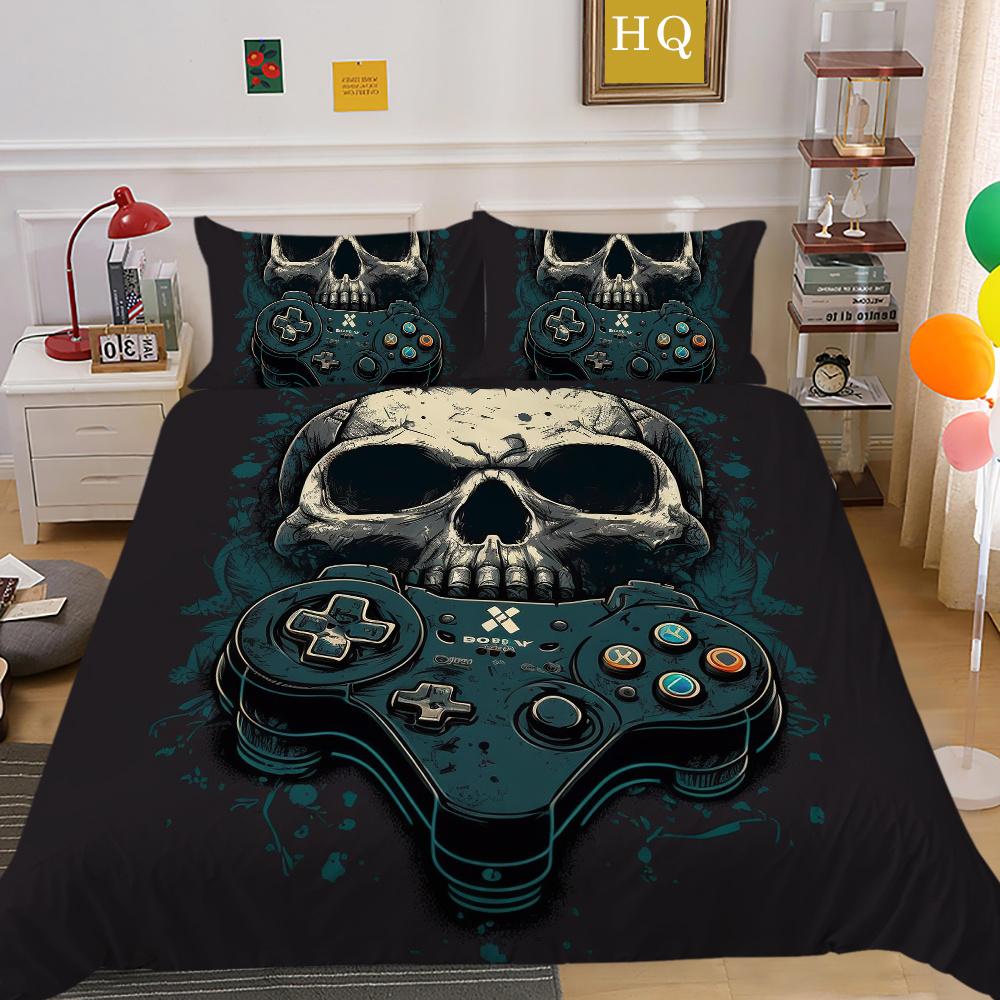 3D Game Console Printing Comforter Cover Set Twin Size Bed Set Cover Children High Quality Luxury Bed Set