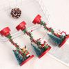 Elegant Christmas Themed Candle Holder Resins Constructions Candle Stand for Home and Office Decoration