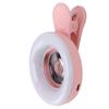 15x Phone Camera Macro Lens With Mini Clip Ring Light 2800 To 6500k Phone Ring Fill Light Lens For Photography Video