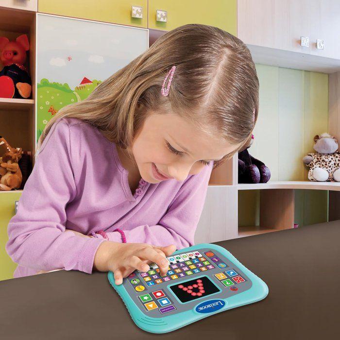 Lexibook, Tablette Parlante Éducative, Anglais/Français, Alphabet, Chiffres, Animaux, Piano, Modes quiz interactifs, Des 3 ans