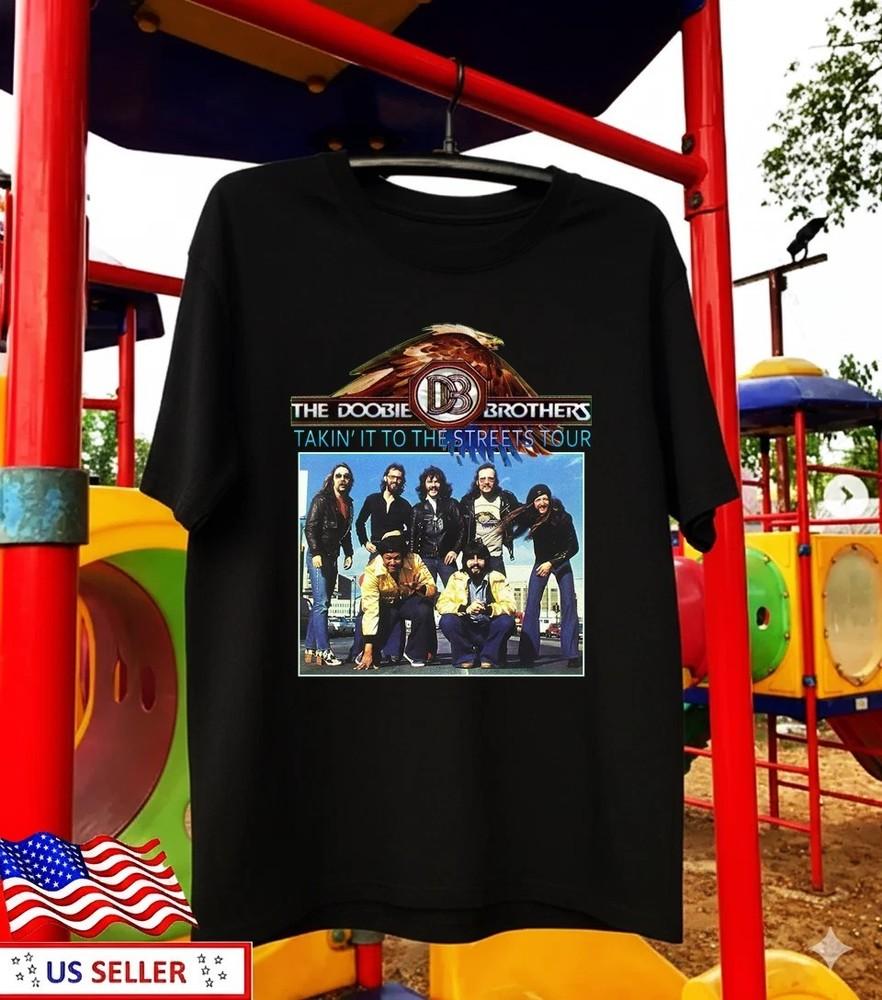 

THE DOOBIE BROTHERS Unisex Short Sleeve S4XL T Shirt Unisex T-Shirt XL