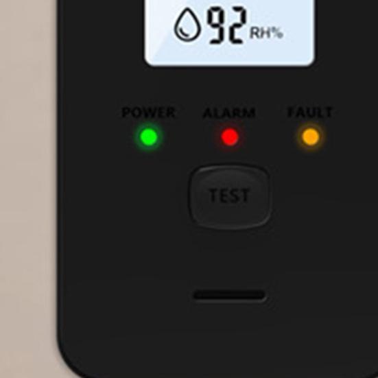 4-in-1 Gas & CO Detector with LCD Display Plug-in Natural Gas Carbon Monoxide Alarm Temperature & Humidity Monitor High Sensitivity Home RV Safety