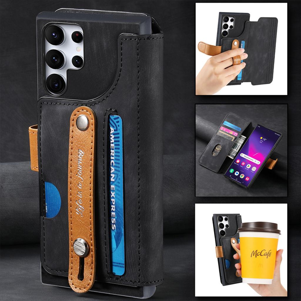 Ultimate Shockproof Wallet Case for Samsung A13/A14/A15/A17...S21/S22/S23...| Card Holder + Stand + RFID Protection