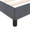 Bed Frame without Mattress Dark Grey 137 x 190 cm Full Velvet