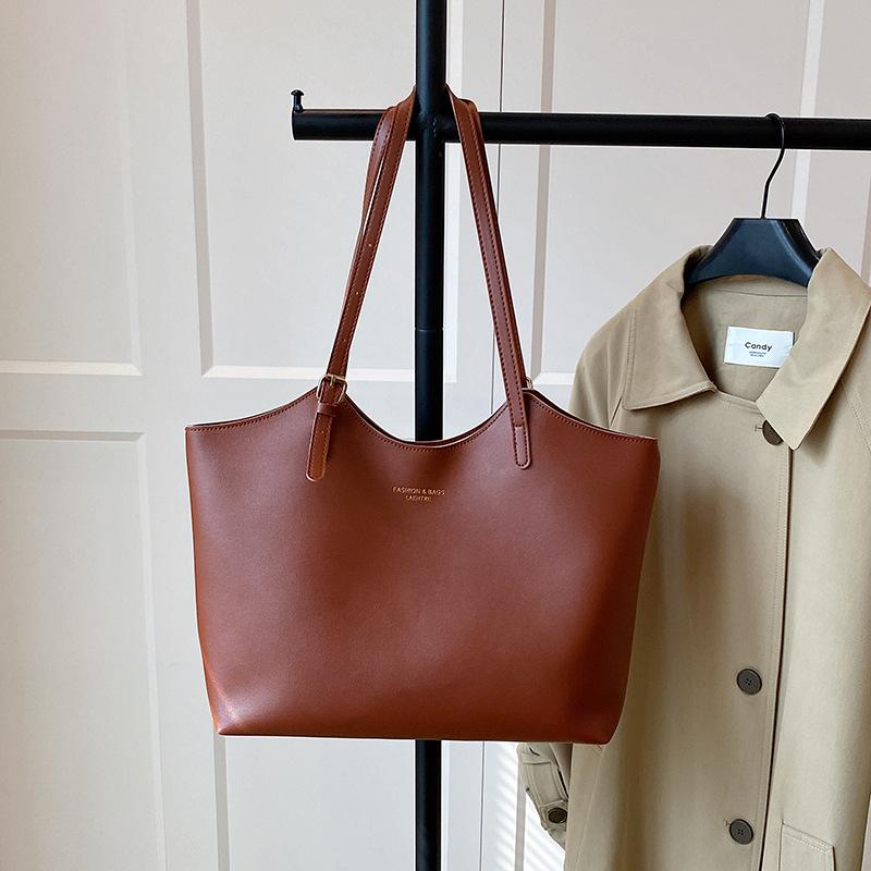 Large-capacity Tote Bag, Casual and Stylish Single-shoulder Bag, Women's Underarm Bag, Hand-held Shopping Bag
