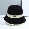 Korean-style Japanese straw fisherman hat for women with metal logo, makes the face look smaller, fully covers the face, breathable and