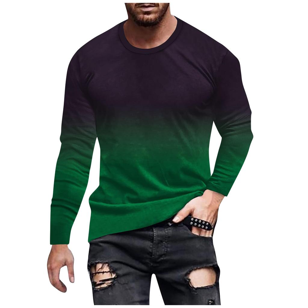 Men's T Shirt Graphic Abstract Neck Clothing Apparel Outdoor Long Sleeve Print Fashion Designer Vintage