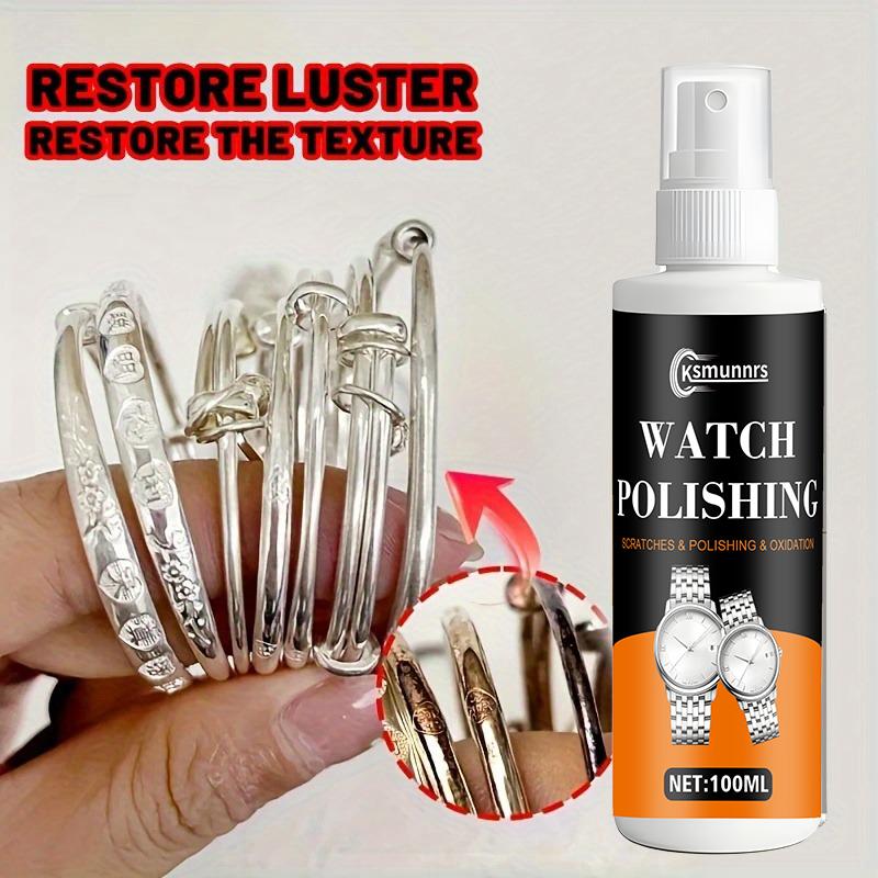Spray per Riparazione Gioielli | Lucidante liquido multifunzionale che rimuove rapidamente i graffi e ripristina la brillantezza di oro, argento, stainle