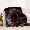 Gothic Style Blanket Soft Warm Cozy Perfect for Chair Bedding Livingroom for All Seasons Playful Design Gift for Travel Home Birthdays