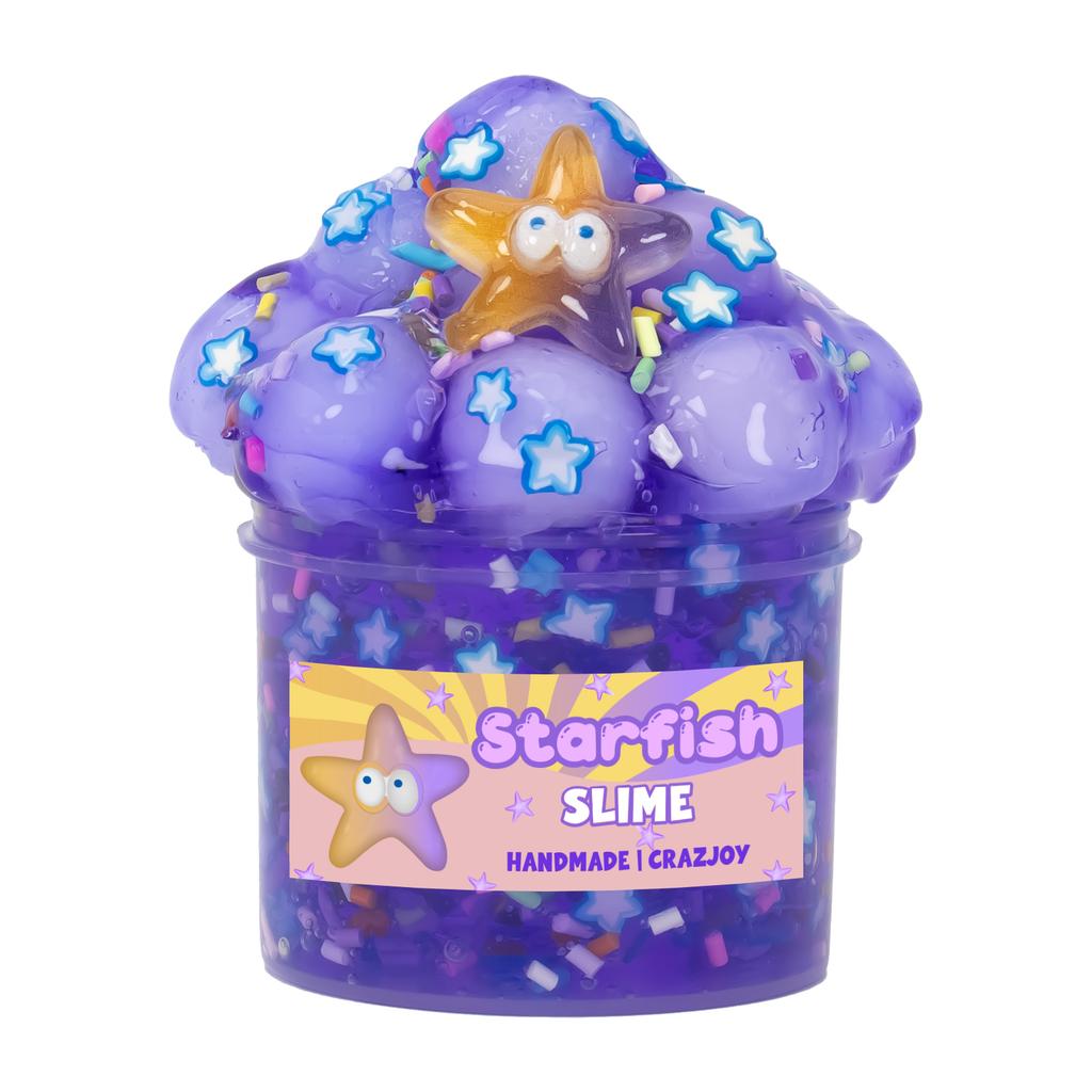 Festive Jelly Cube Crunchy Crystal Slime Kit, Soft Non-Sticky Stretchy Sludge, Ideal for Holiday Party & Festival Gifts