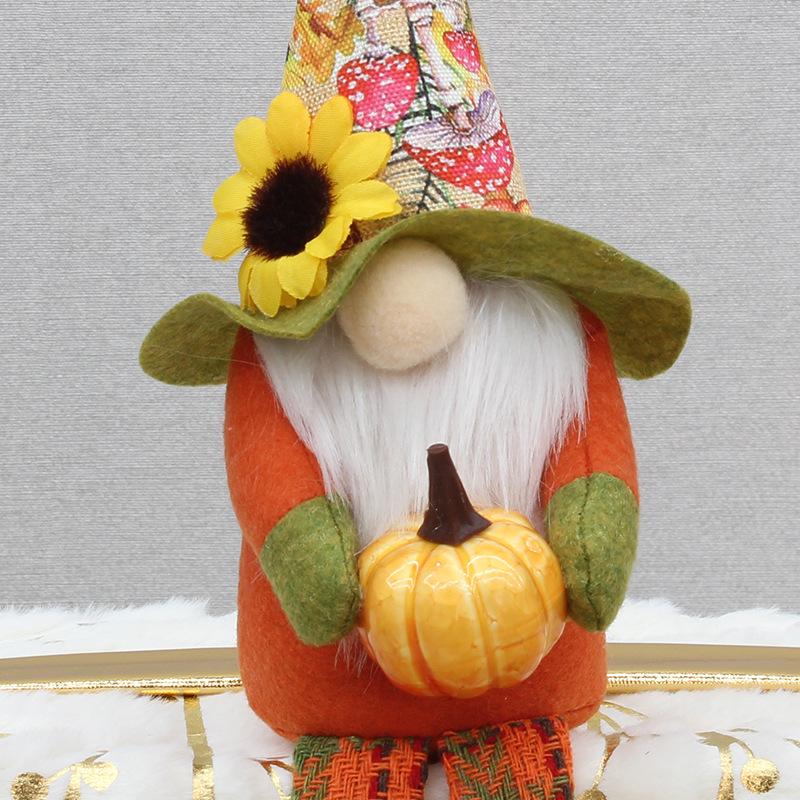 Thanksgiving Gnome Figurines: New Harvest Festival Hanging Ornaments