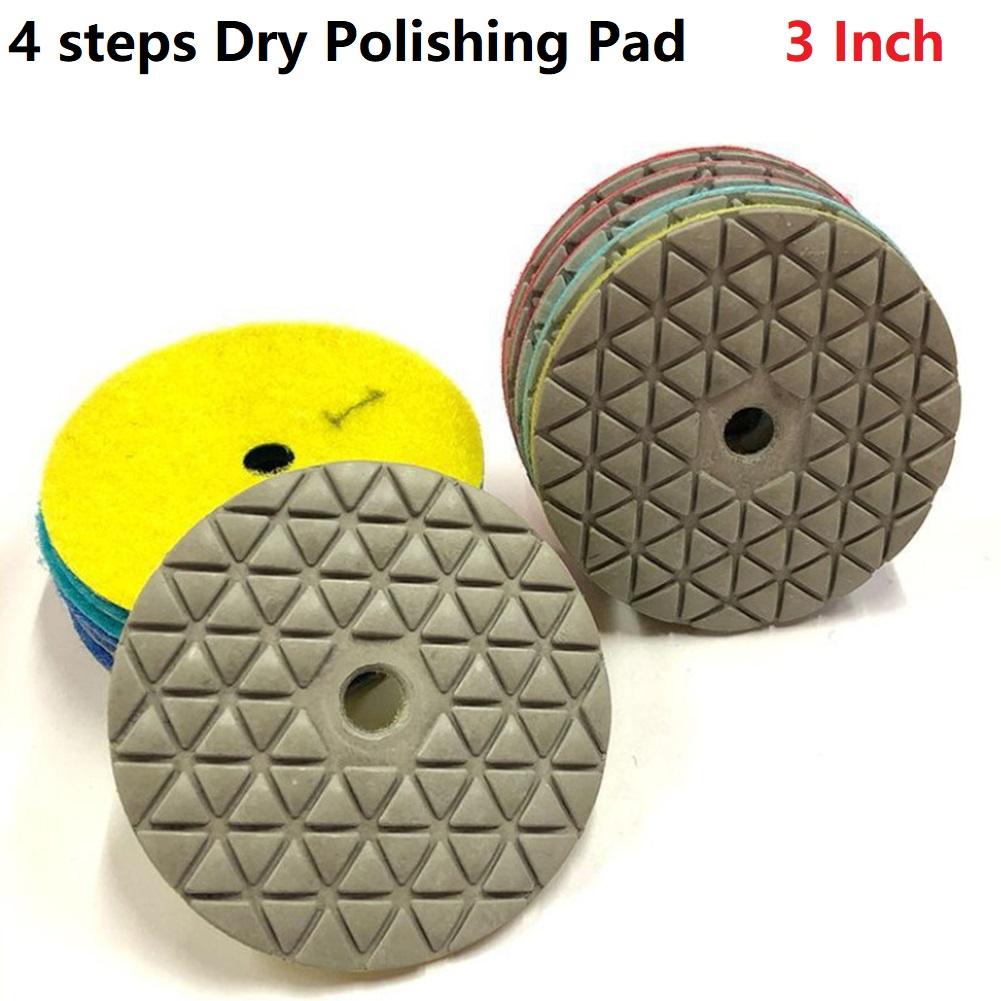 Power Tools Polishing Pad Stone 3Inch 80mm 4 Steps