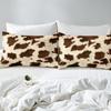 Western Farm Animal Leather Three-Piece Quilt Cover 3D Digital Printing Bedding Set
