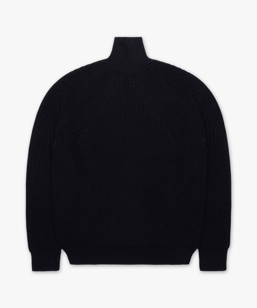 Batoneo Signature Turtleneck Knit - Black / Bn-25Aw-11Black