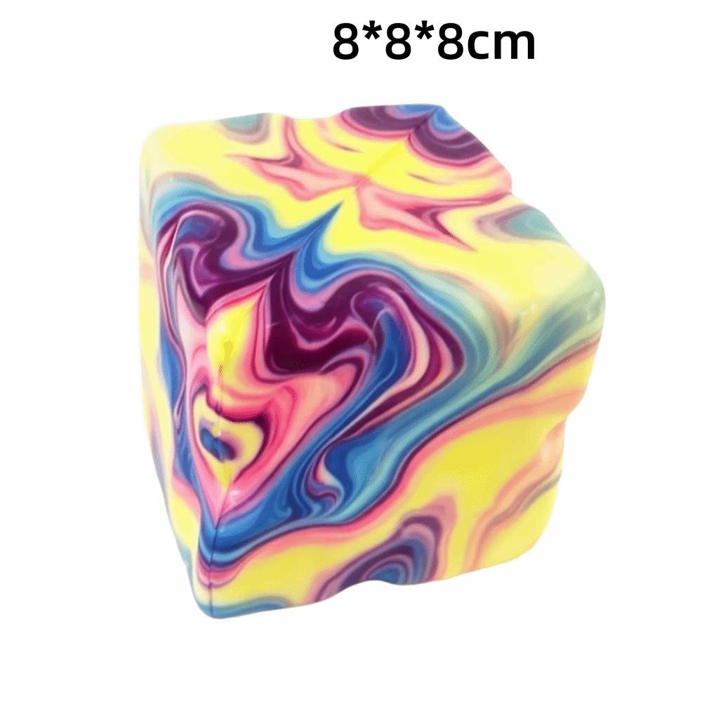 Square Anti-stress Squeeze Soft Stress Relief Toy New Fidget Toy