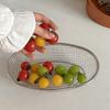 Large Capacity Stainless Steel Fruit Basket Vegetable Draining Tray  Fruit Vegetable Strainer