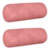 Cushion with Pillow HEERLEN 2 Pcs. Pink Velvet