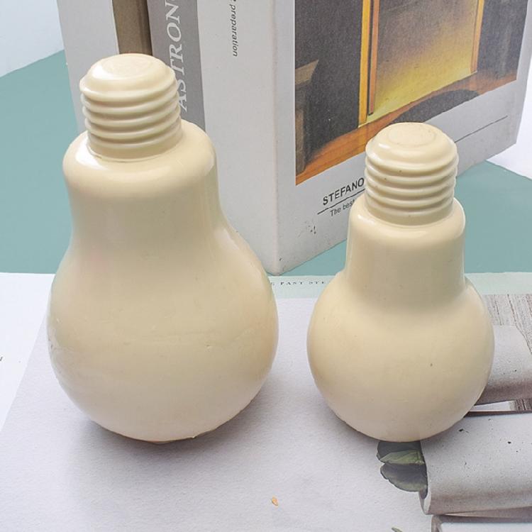 Bulb-shape Candle Mold Non-stick Easy to De-mold for Making Soap Candle Plaster