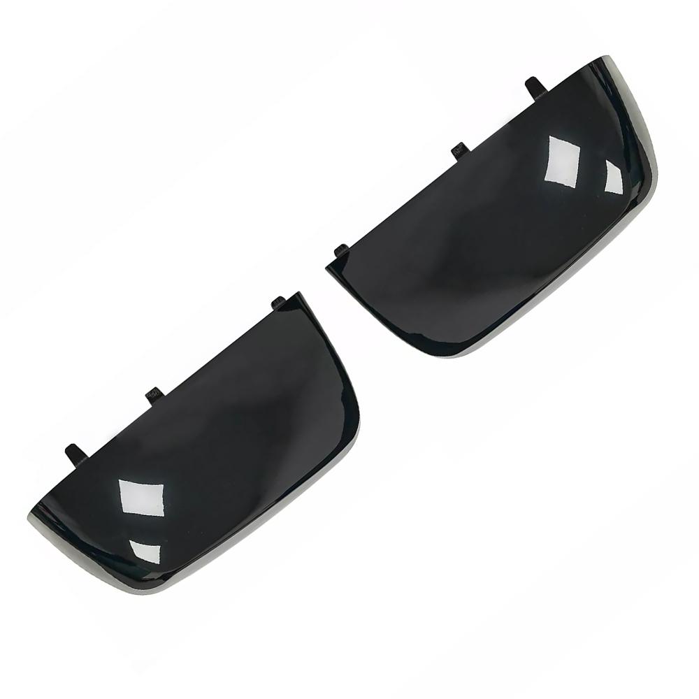 2PCS Car Side Mirror Cover Rearview Mirror Cap for GMC Canyon Chevrolet Colorado Pickup Truck 2015- ABS Carbon/Glossy Black Glossy Black