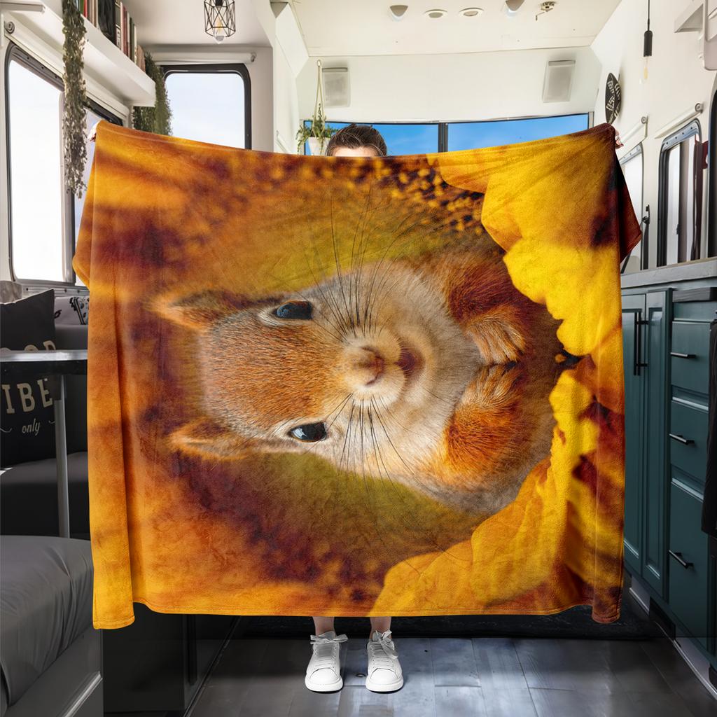 1 Stück Flanelldecke mit Cartoon-Druck, Hohe Qualität, Bequem für alle Jahreszeiten, Heimdekoration, Wärme und Komfort, Perfekt als Weihnachts- oder Geburtstagsgeschenk