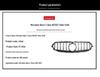 Silver Replacement Grille for 2021-2023 Mercedes-Benz E-Class W213 GT