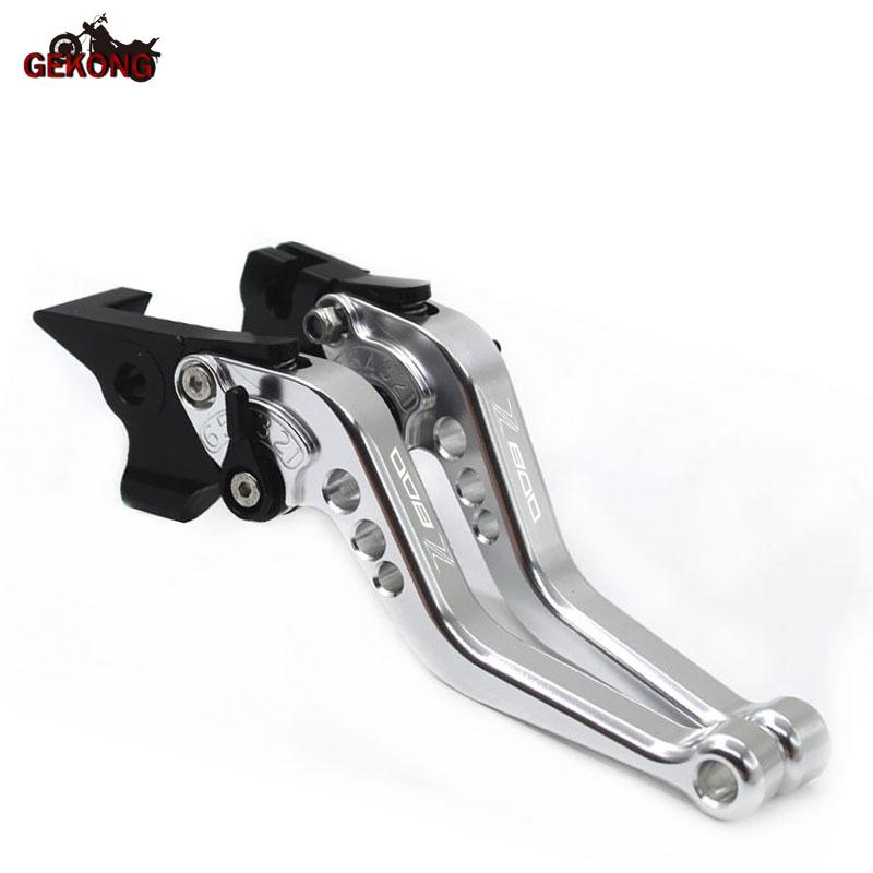 Fit For Z800/Z800 E Version 2013-2016 3D Short Clutch Lever Brake Lever Adjustable Handle Levers Motor Accessories Parts