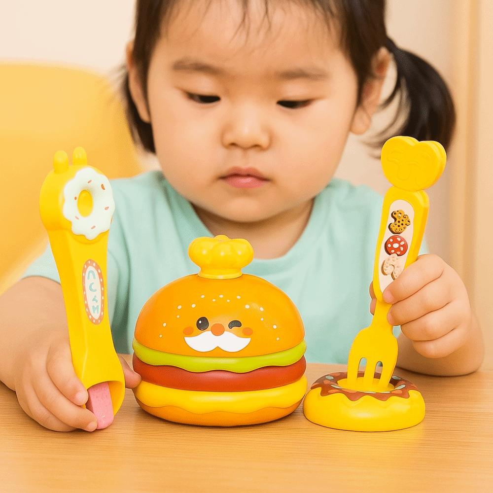Nourriture Alimentation Pudding Jouet d'Alimentation Simulation Jeu de Rôle Hamburger Pudding Jouet Éducation Précoce Maison de Jeu Japonaise Jouets