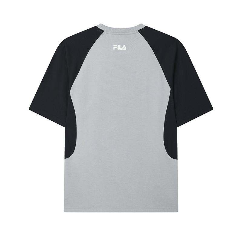 New FILA T Shirt Men's Marble Asphalt Gray Green F11M519101FLG