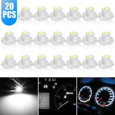 20 X T4 T4.2 Neo Wedge 1-smd LED Cluster Instrument Tableau de Bord Climatisation Ampoule Lumière Tableau de Bord Lampe Ampoule